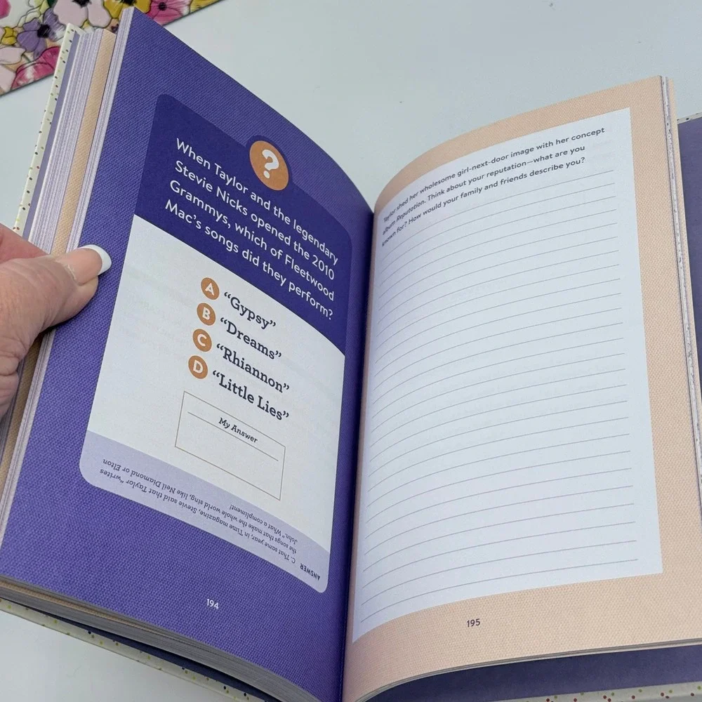 Taylor Swift Fan Book Lot Coloring Activity Book & Unofficial Fan Journal